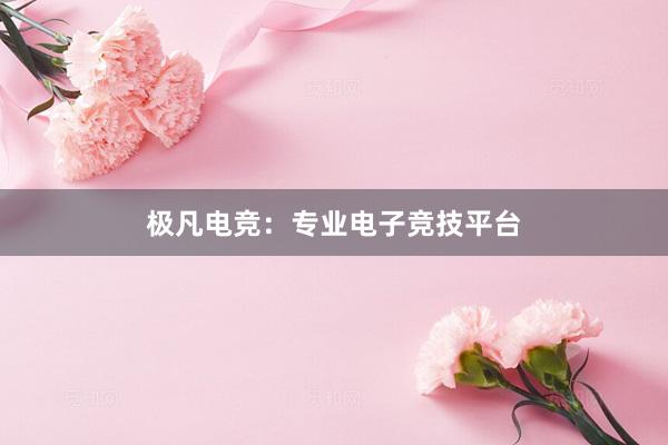 极凡电竞：专业电子竞技平台