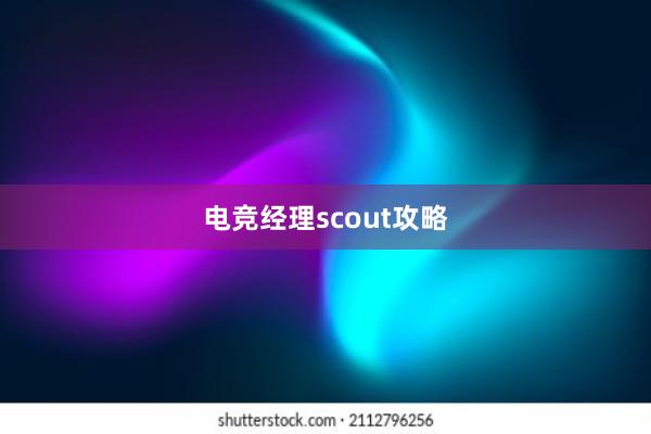 电竞经理scout攻略