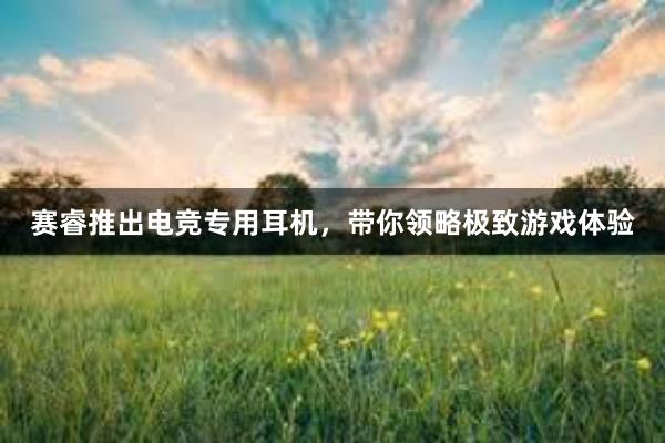 赛睿推出电竞专用耳机，带你领略极致游戏体验